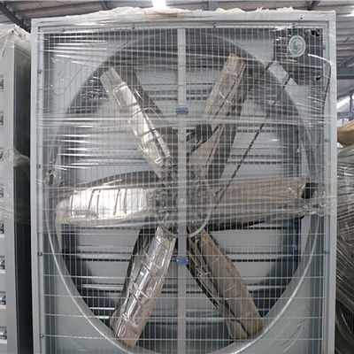 پنکه تهویه مطبوع سیستم کنترل آب و هوا کنترل مرغداری در مزرعه طیور 1.1KW
